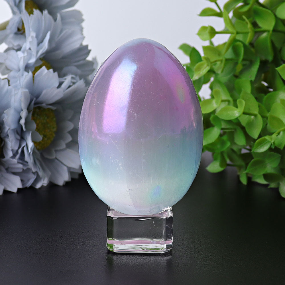 2.5 Inch Aura Angel Palm Stone for Healing & Meditation