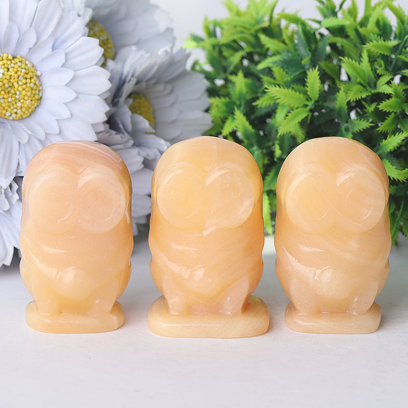 2.5" Yellow Jade Crystal Figurine for Healing & Balance
