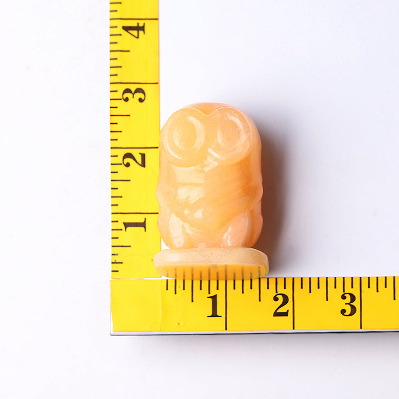 2.5" Yellow Jade Crystal Figurine for Healing & Balance