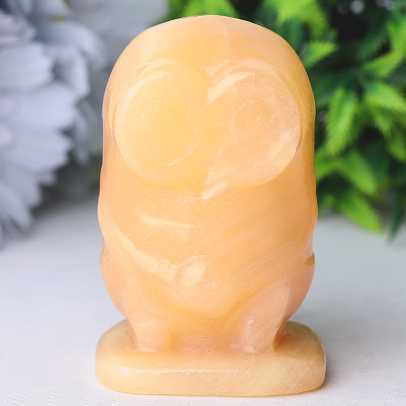 2.5" Yellow Jade Crystal Figurine for Healing & Balance