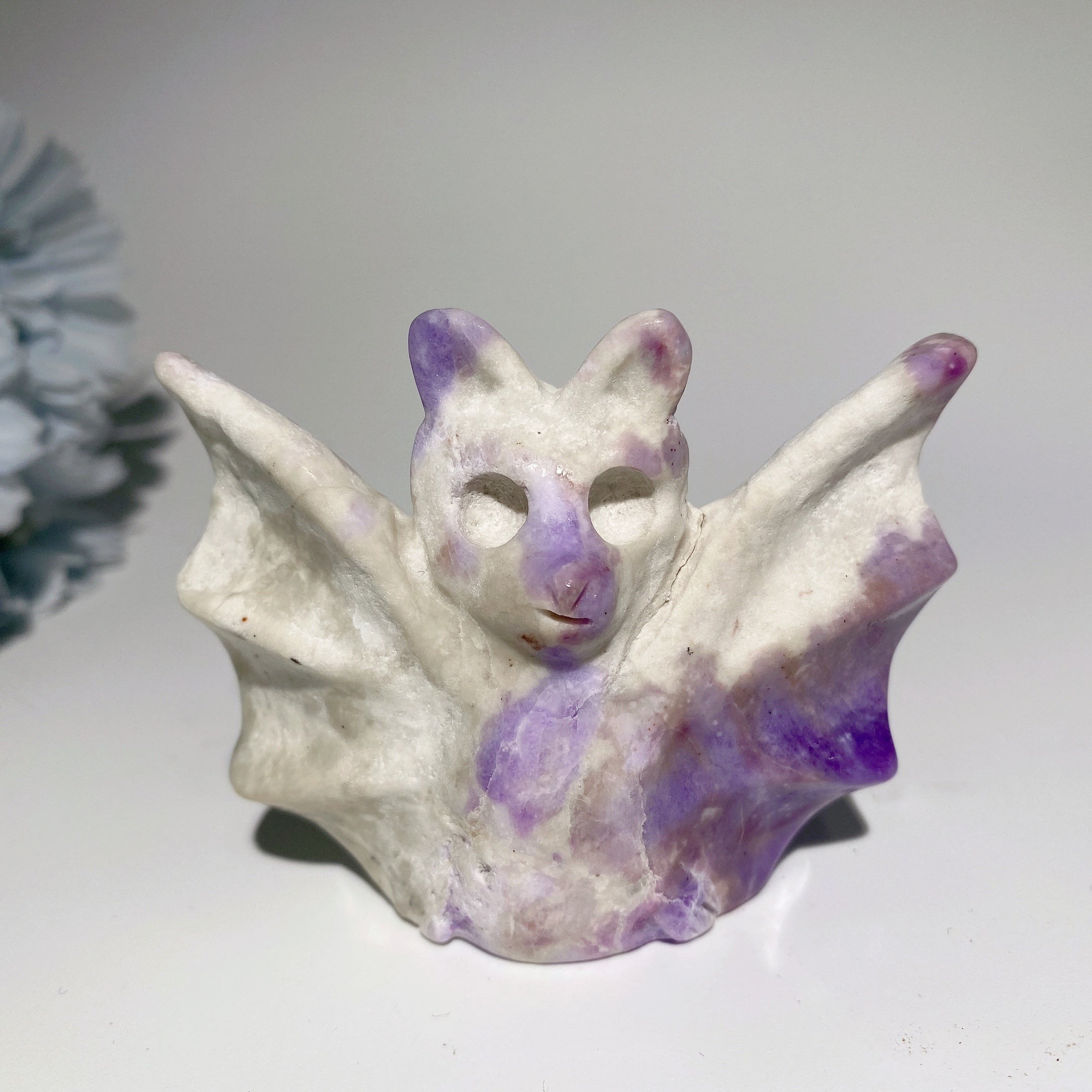 2.6-3.3 Inch Hackmanite Crystal Figurines | Witch Hat, Ghost, Bat