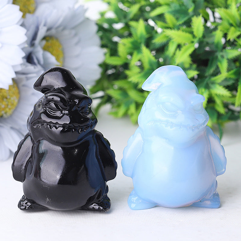 2.6-inch Blue Opalite Crystal Figurine Carving
