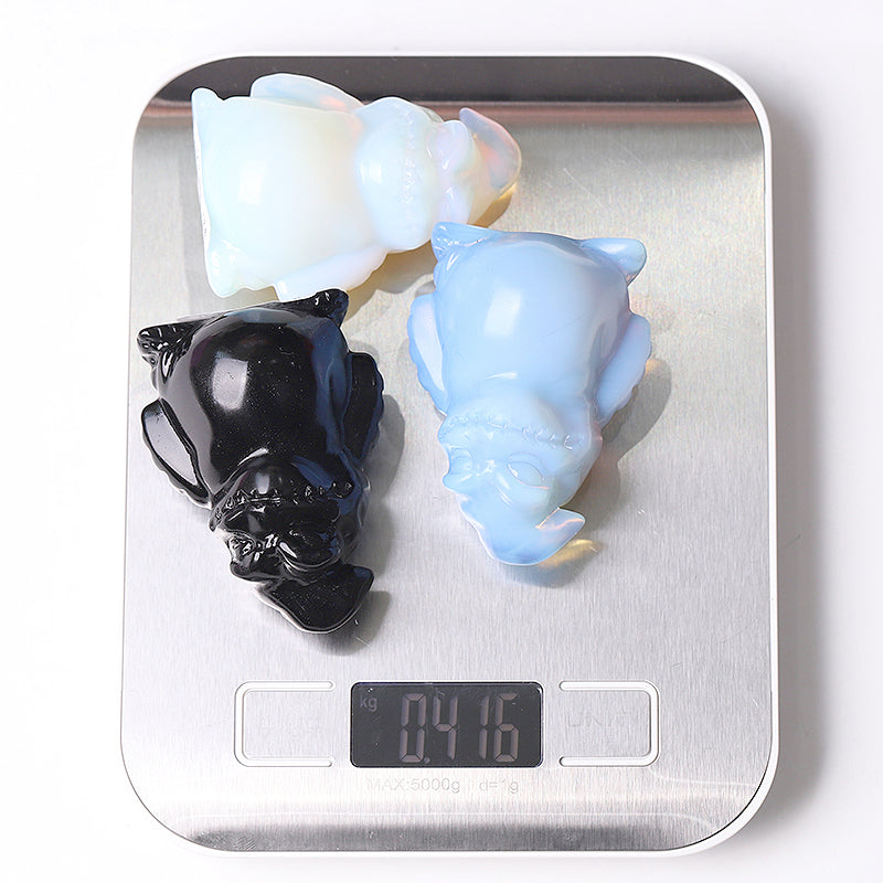 2.6-inch Blue Opalite Crystal Figurine Carving