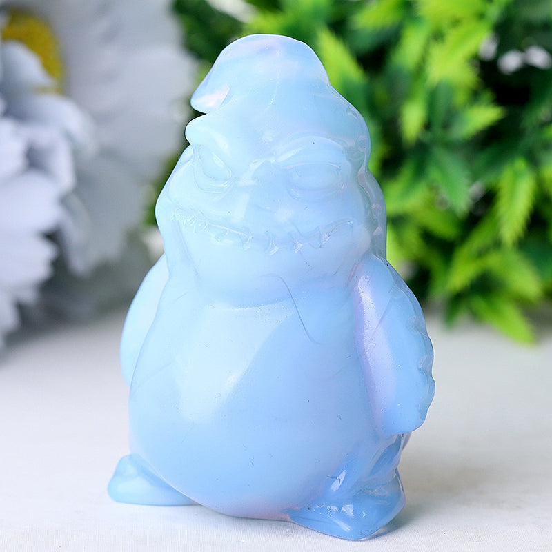 2.6-inch Blue Opalite Crystal Figurine Carving