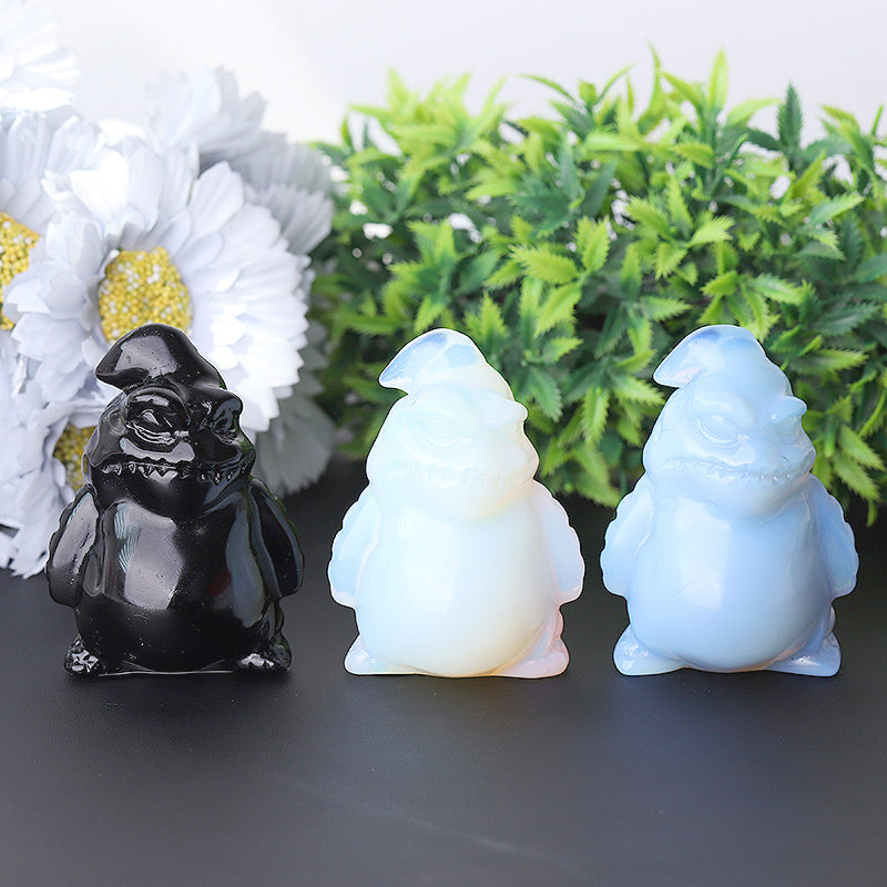 2.6-inch Blue Opalite Crystal Figurine Carving