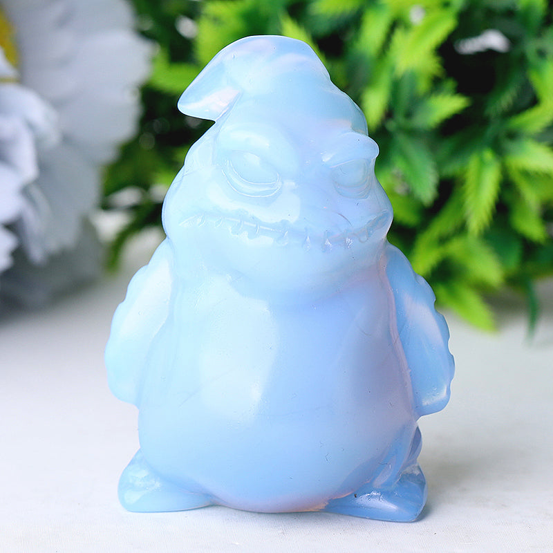 2.6-inch Blue Opalite Crystal Figurine Carving