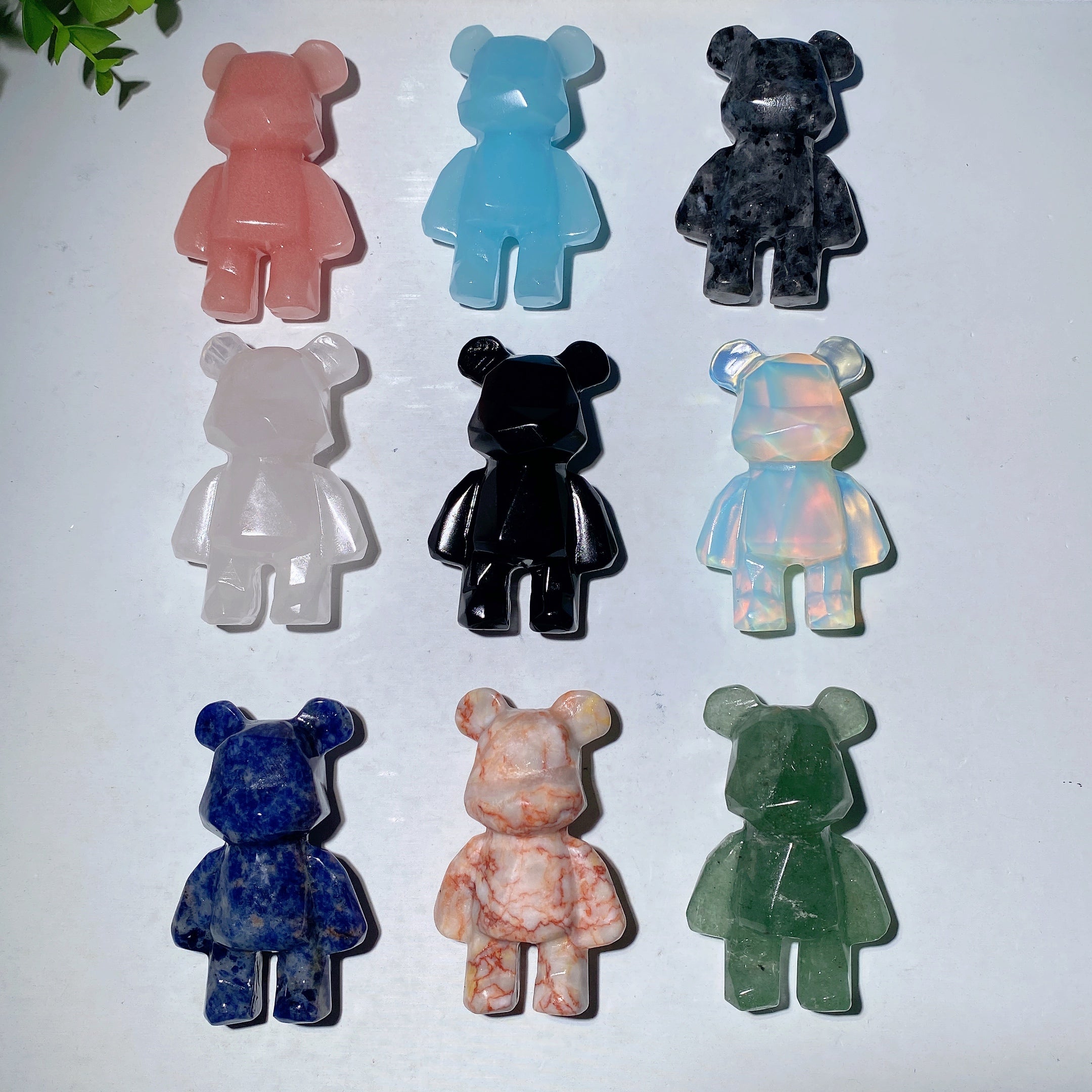 2.6-Inch Mixed Crystal Healing Carvings for Spiritual Growth
