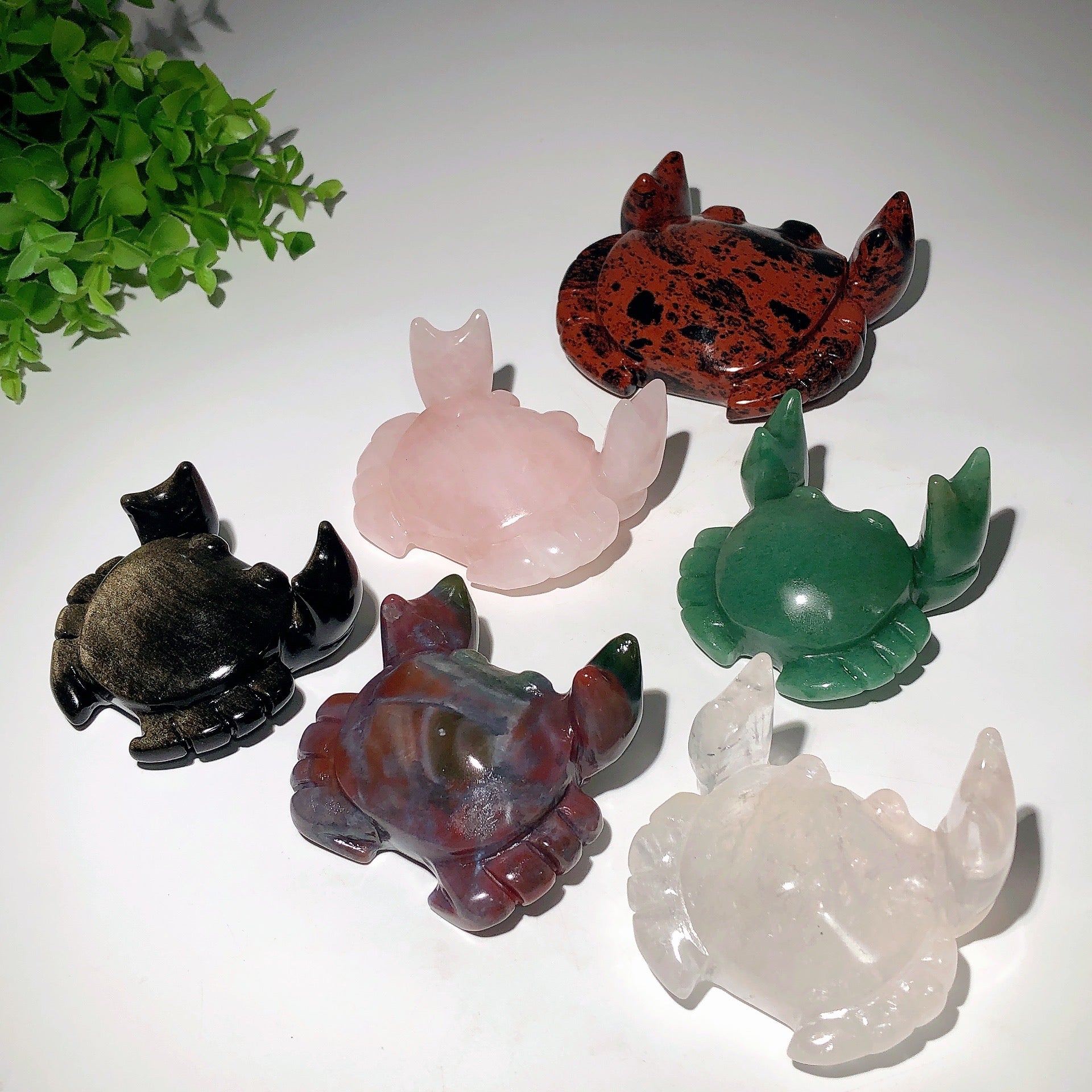 2.7-4.0 inch Mixed Crystal Animal Figurines for Spiritual Healing