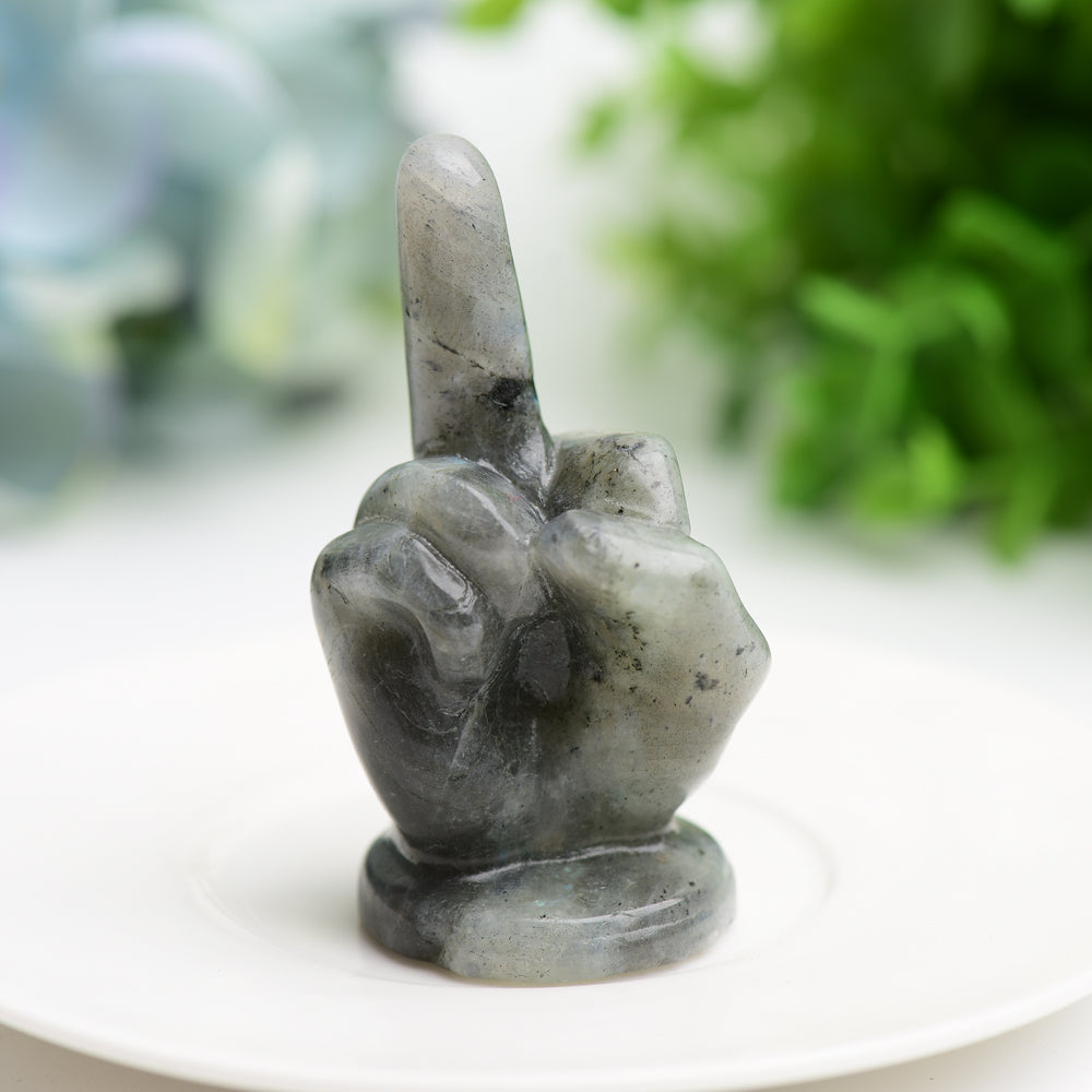 2.7 inch Mixed Crystal Figurine Carving
