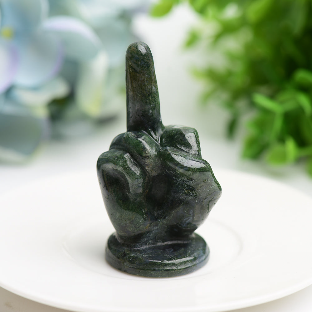 2.7 inch Mixed Crystal Figurine Carving