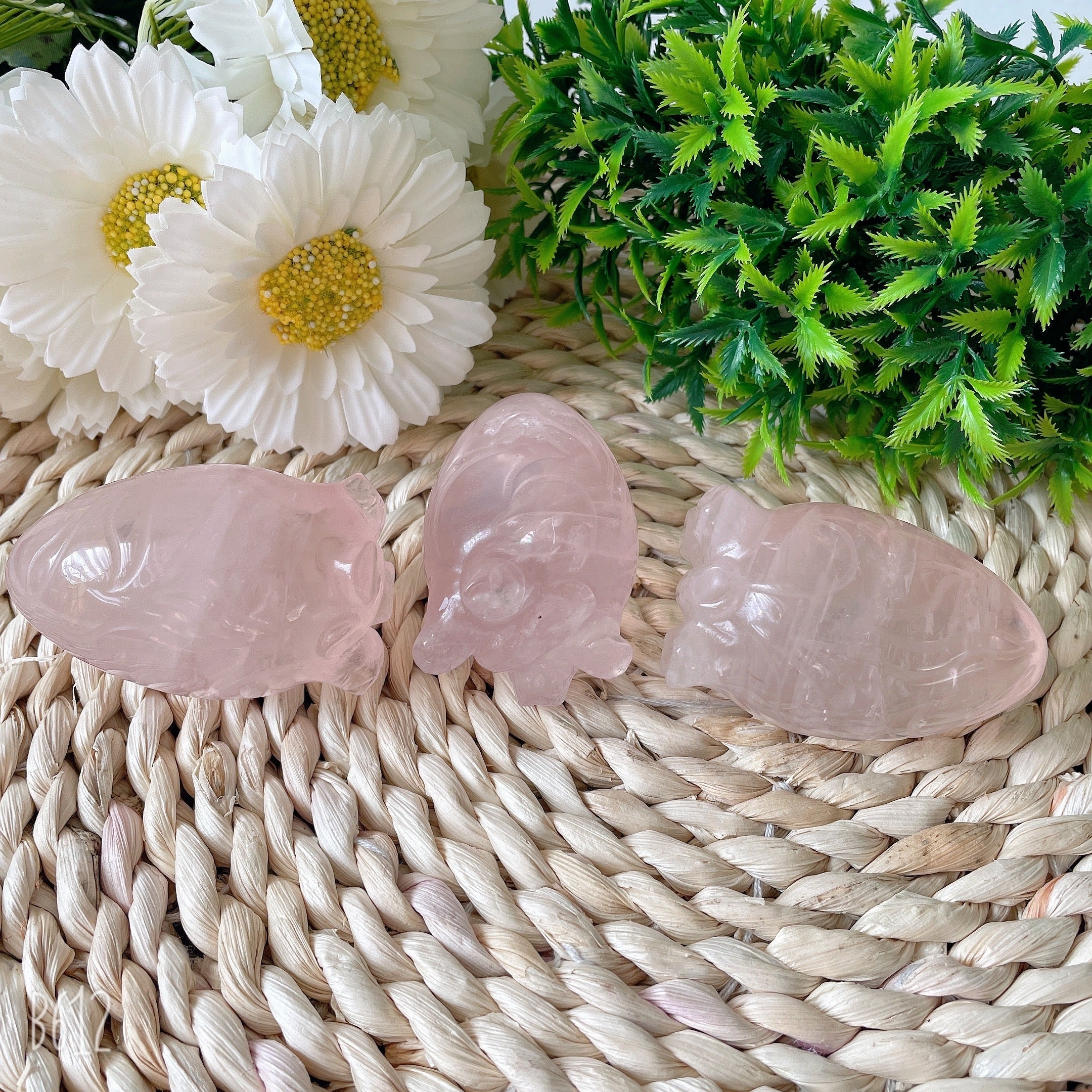 2.7 Inch Rose Quartz Heart Crystal for Emotional Healing