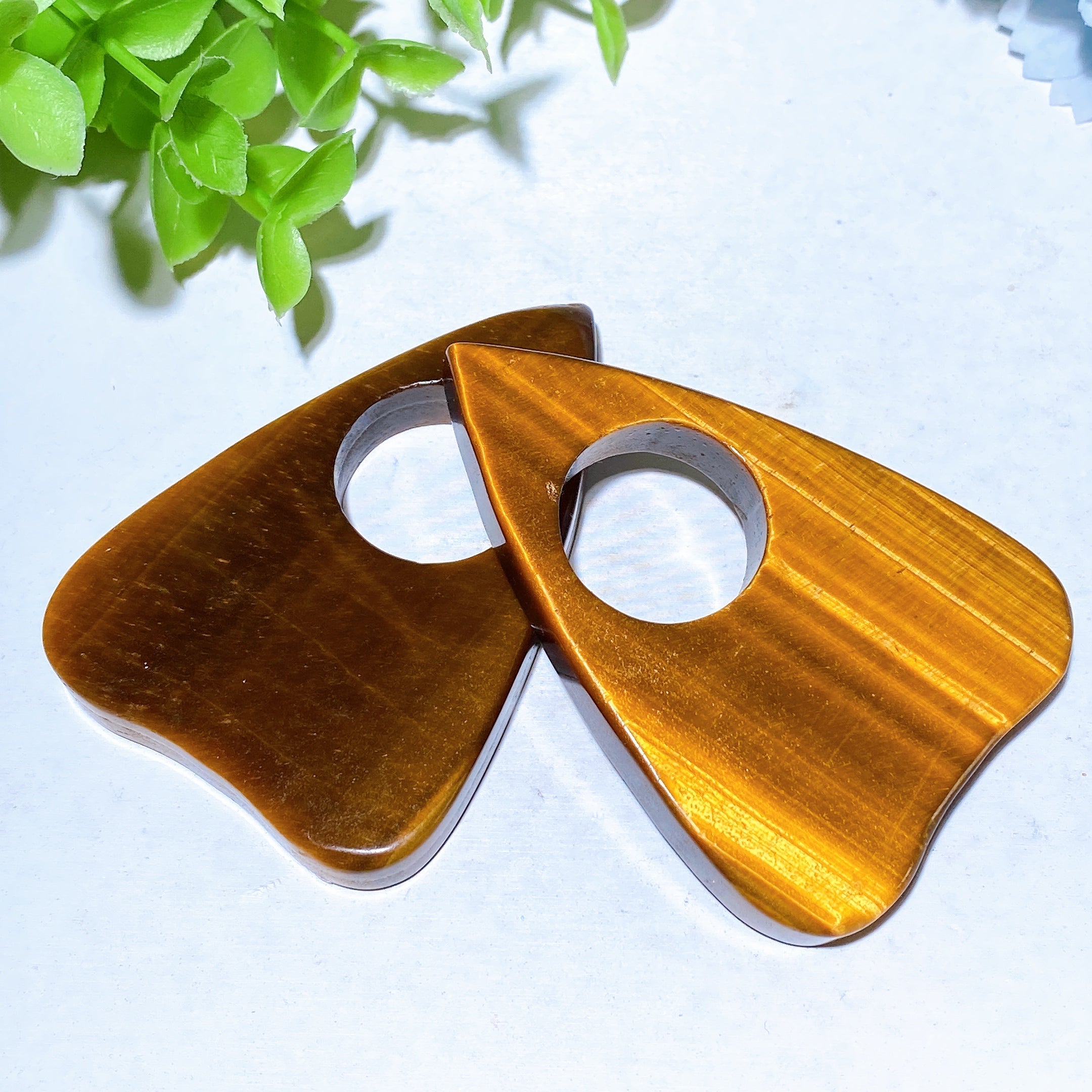 2.7in Yellow Tiger Eye Crystal Healing Ouija Planchette