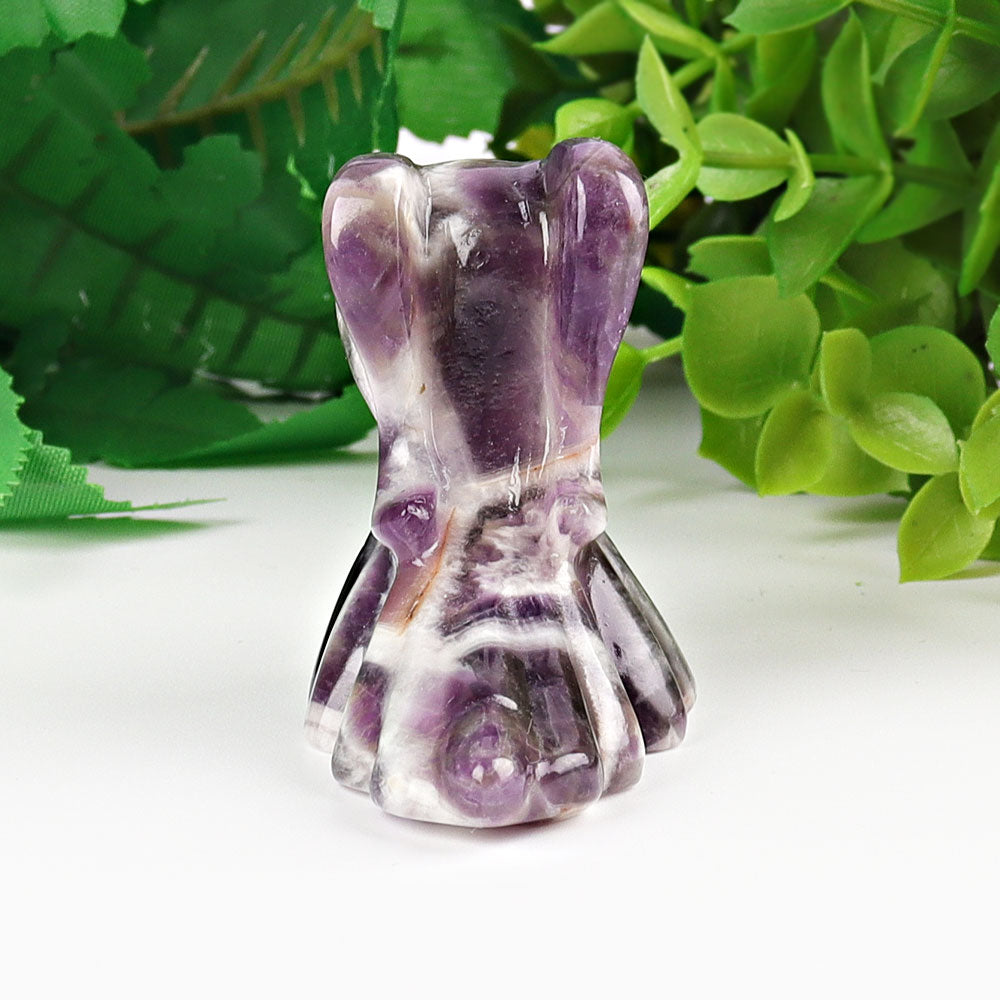 2.8 inch Amethyst Crystal Dog Figurine for Healing