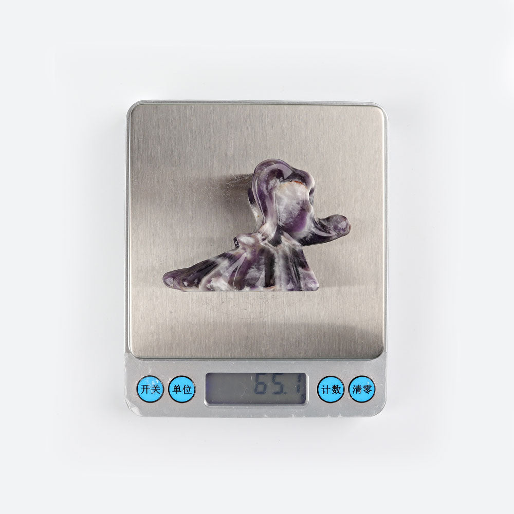 2.8 inch Amethyst Crystal Dog Figurine for Healing