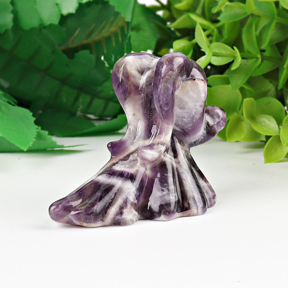 2.8 inch Amethyst Crystal Dog Figurine for Healing