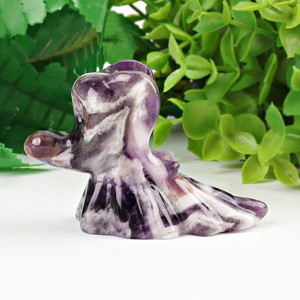 2.8 inch Amethyst Crystal Dog Figurine for Healing