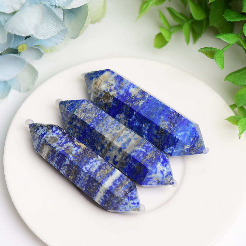 2.8 Inch Lapis Double Terminated Crystal Point for Healing