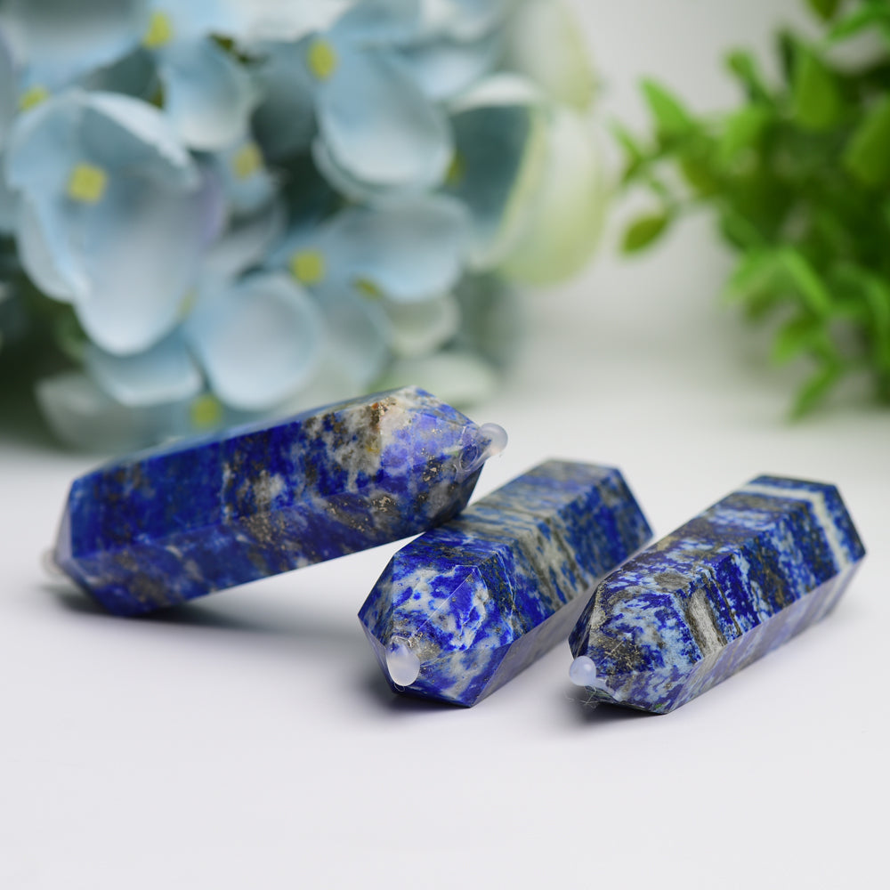 2.8 Inch Lapis Double Terminated Crystal Point for Healing