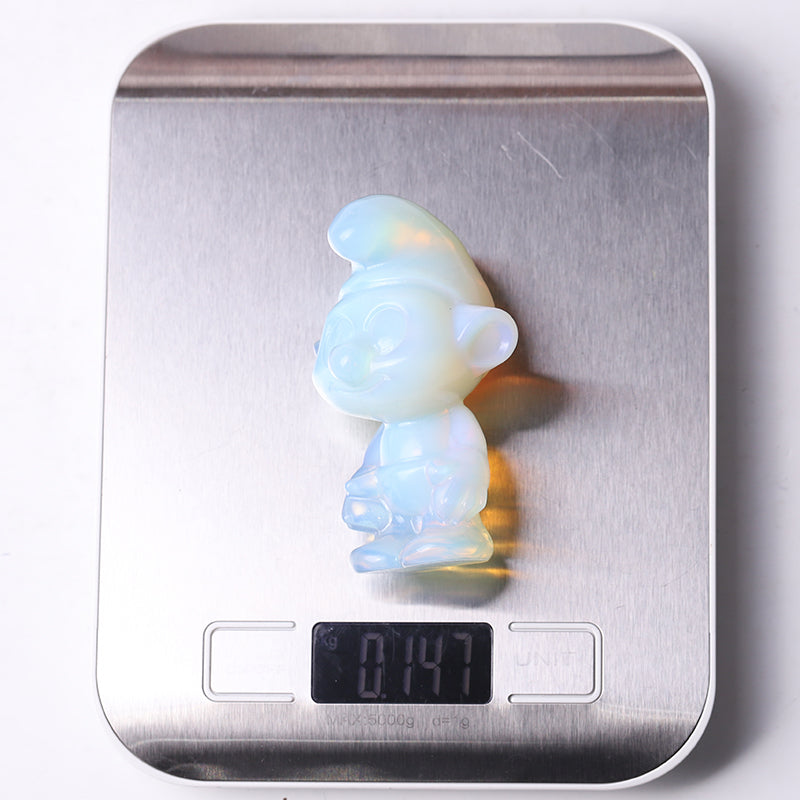 2.8 inch Opalite Crystal Figurine Carving for Spiritual Healing