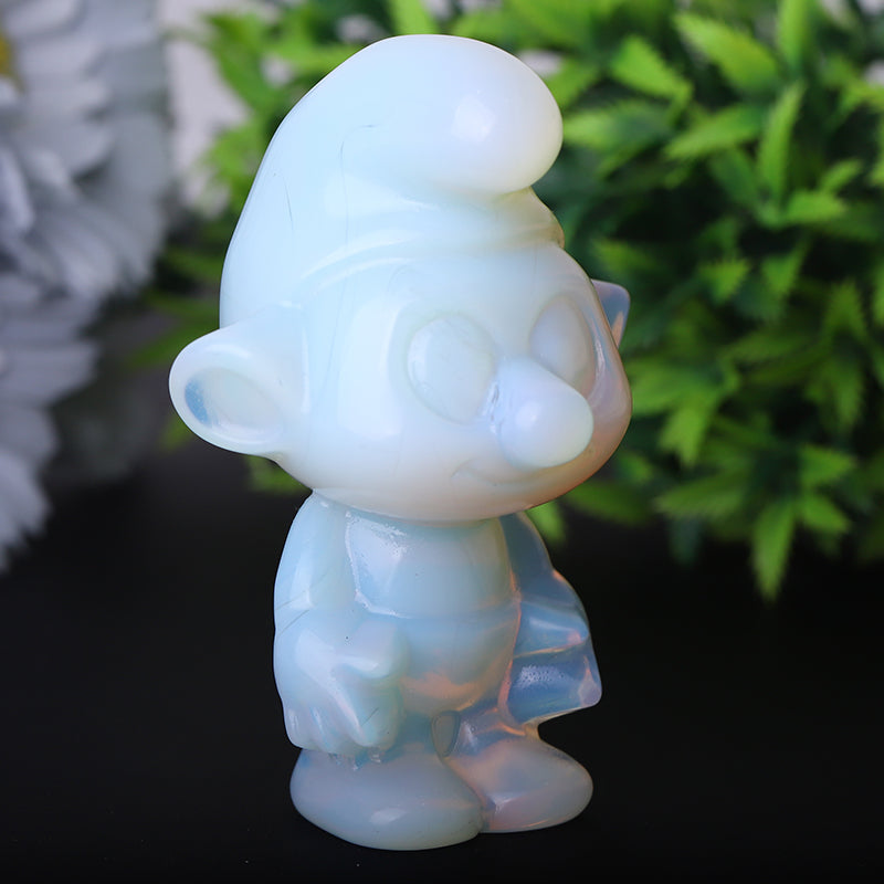 2.8 inch Opalite Crystal Figurine Carving for Spiritual Healing