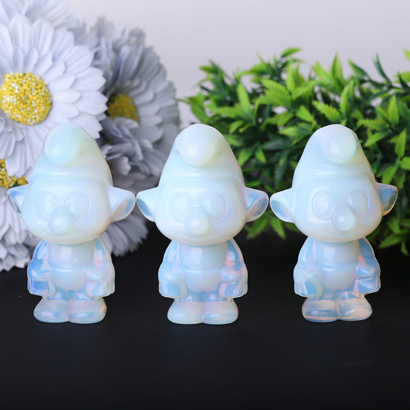 2.8 inch Opalite Crystal Figurine Carving for Spiritual Healing