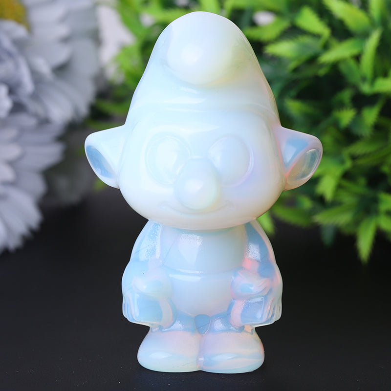 2.8 inch Opalite Crystal Figurine Carving for Spiritual Healing