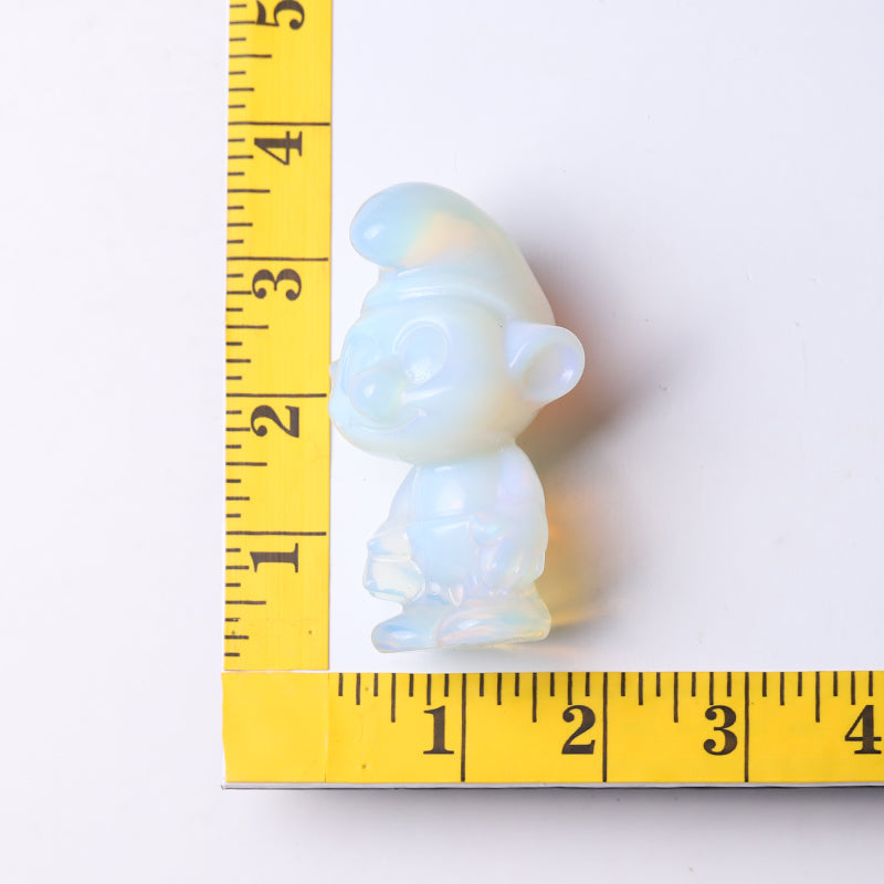 2.8 inch Opalite Crystal Figurine Carving for Spiritual Healing