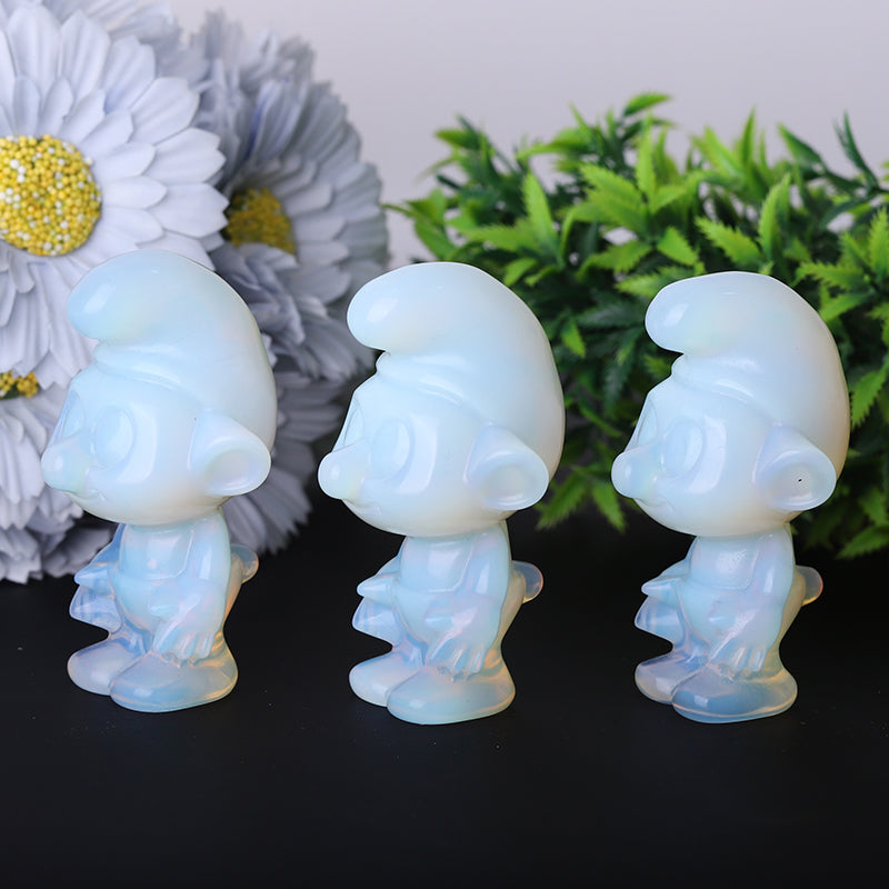 2.8 inch Opalite Crystal Figurine Carving for Spiritual Healing