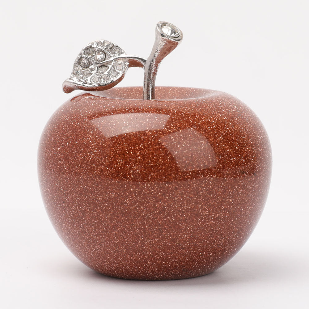 2 inch Crystal Apple Figurines for Peace & Health