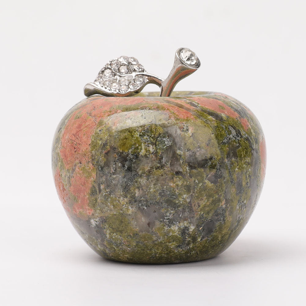2 inch Crystal Apple Figurines for Peace & Health
