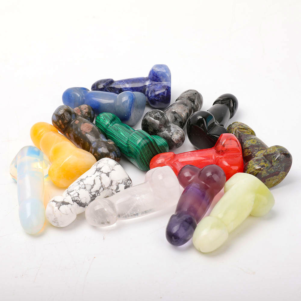 2-inch Crystal Ding Ding Carvings Figurines in Sodalite and More
