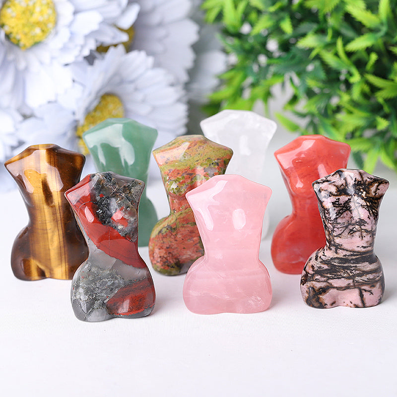 2-inch Crystal Figurine Carving for Healing Energy
