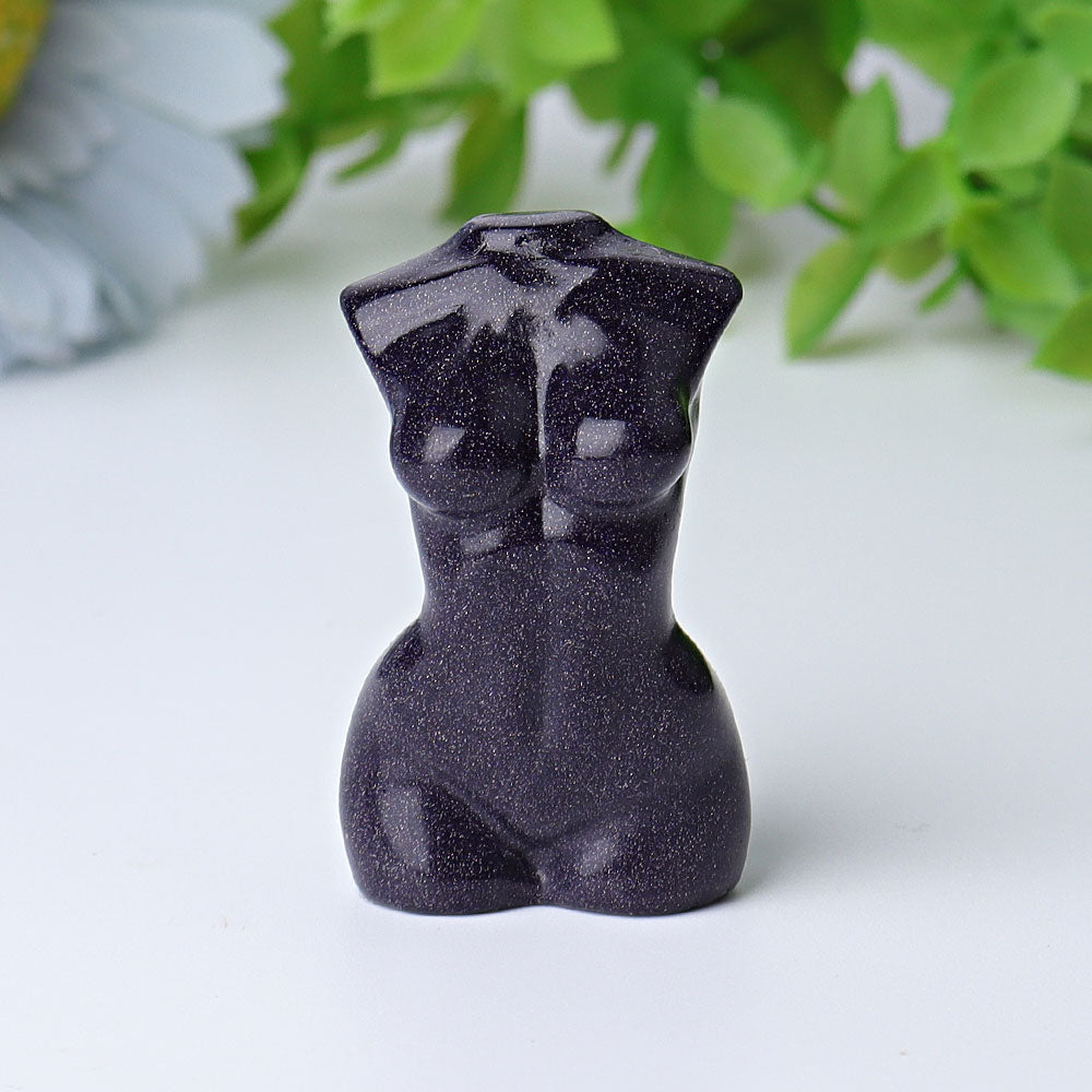 2-inch Handcrafted Crystal Figurine Carving for Healing