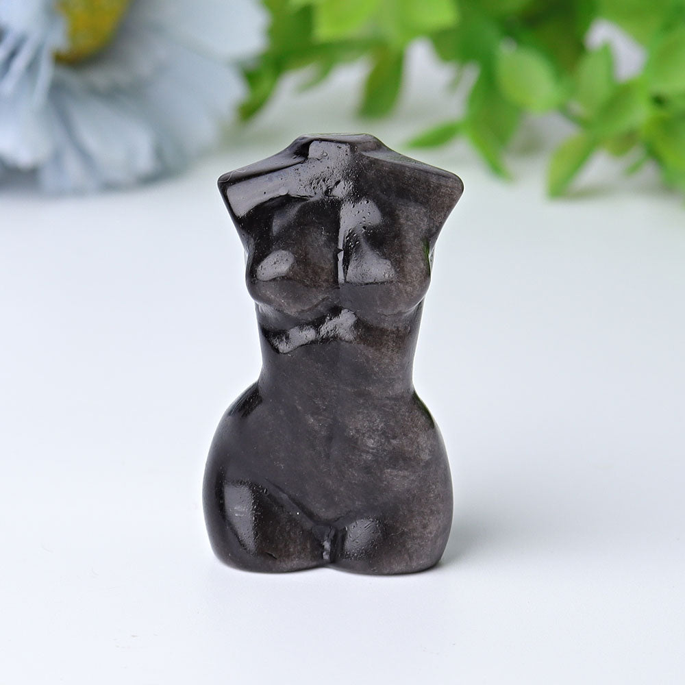 2-inch Handcrafted Crystal Figurine Carving for Healing
