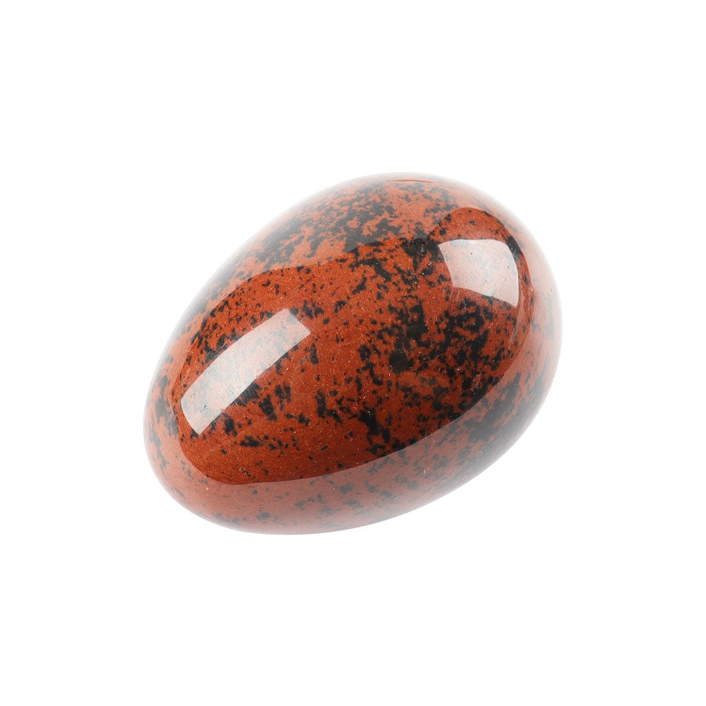 2 inch Mahogany Egg Crystal Palm Stone for Meditation