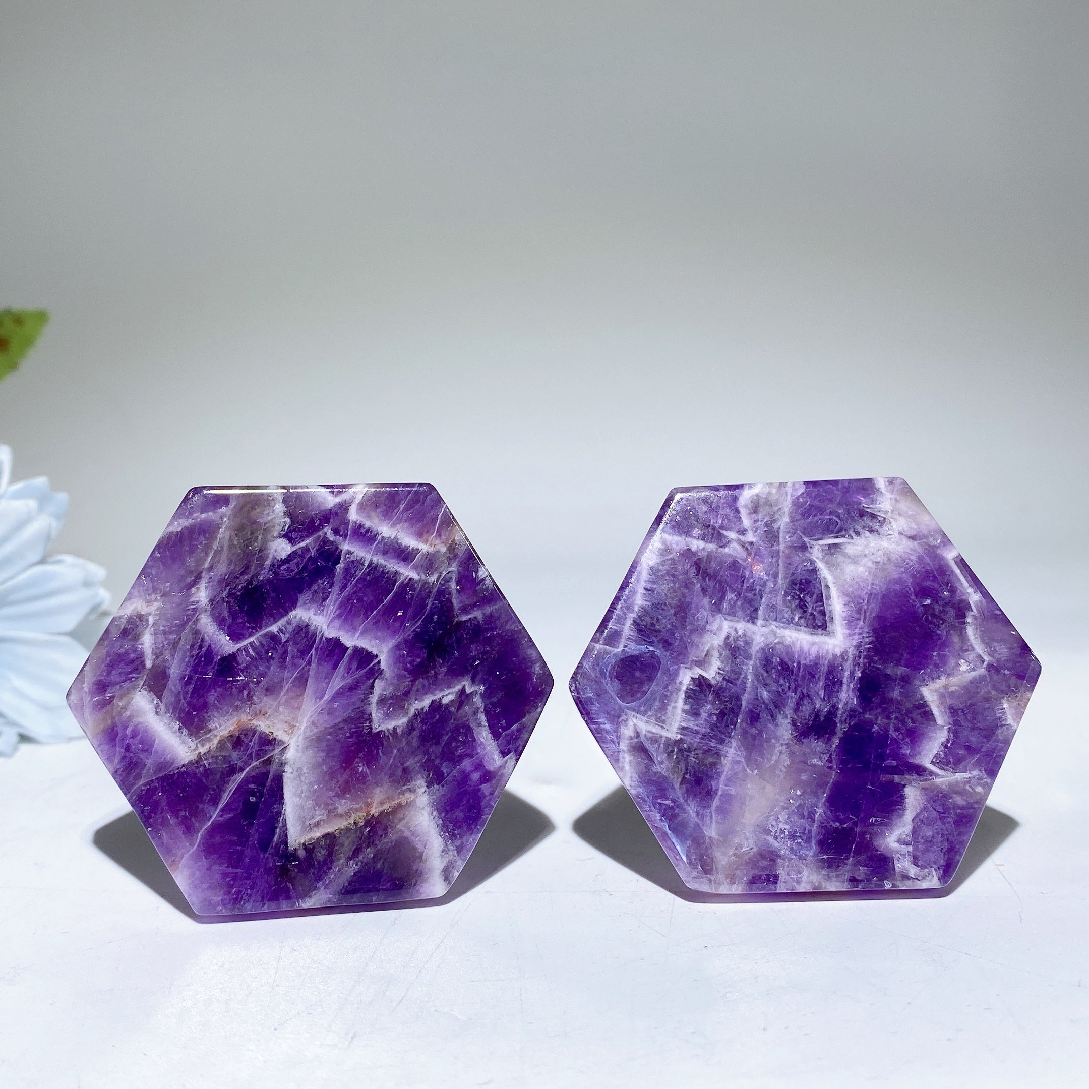 2 inch Mixed Crystal Hexagon Cellphone Holder for Healing