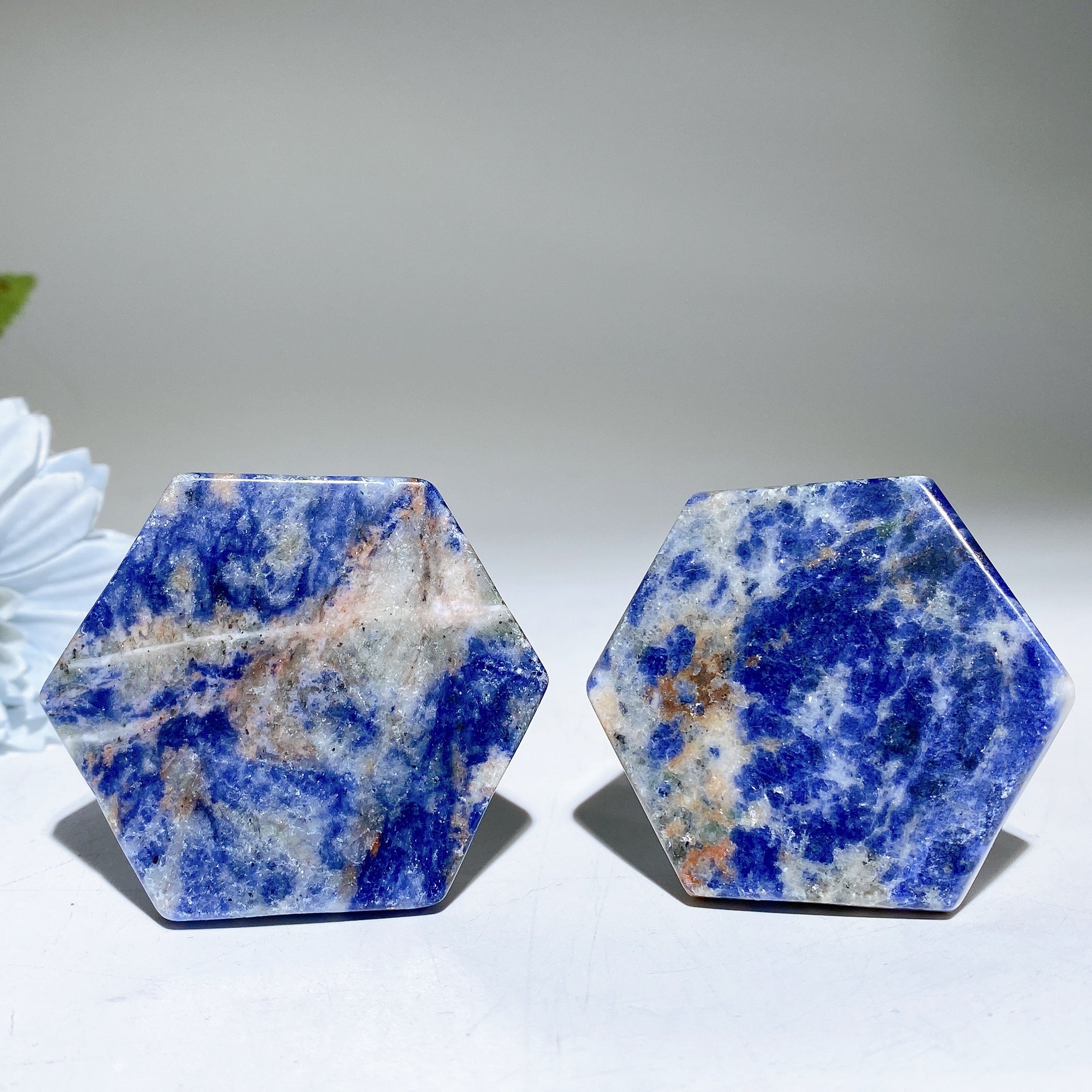 2 inch Mixed Crystal Hexagon Cellphone Holder for Healing