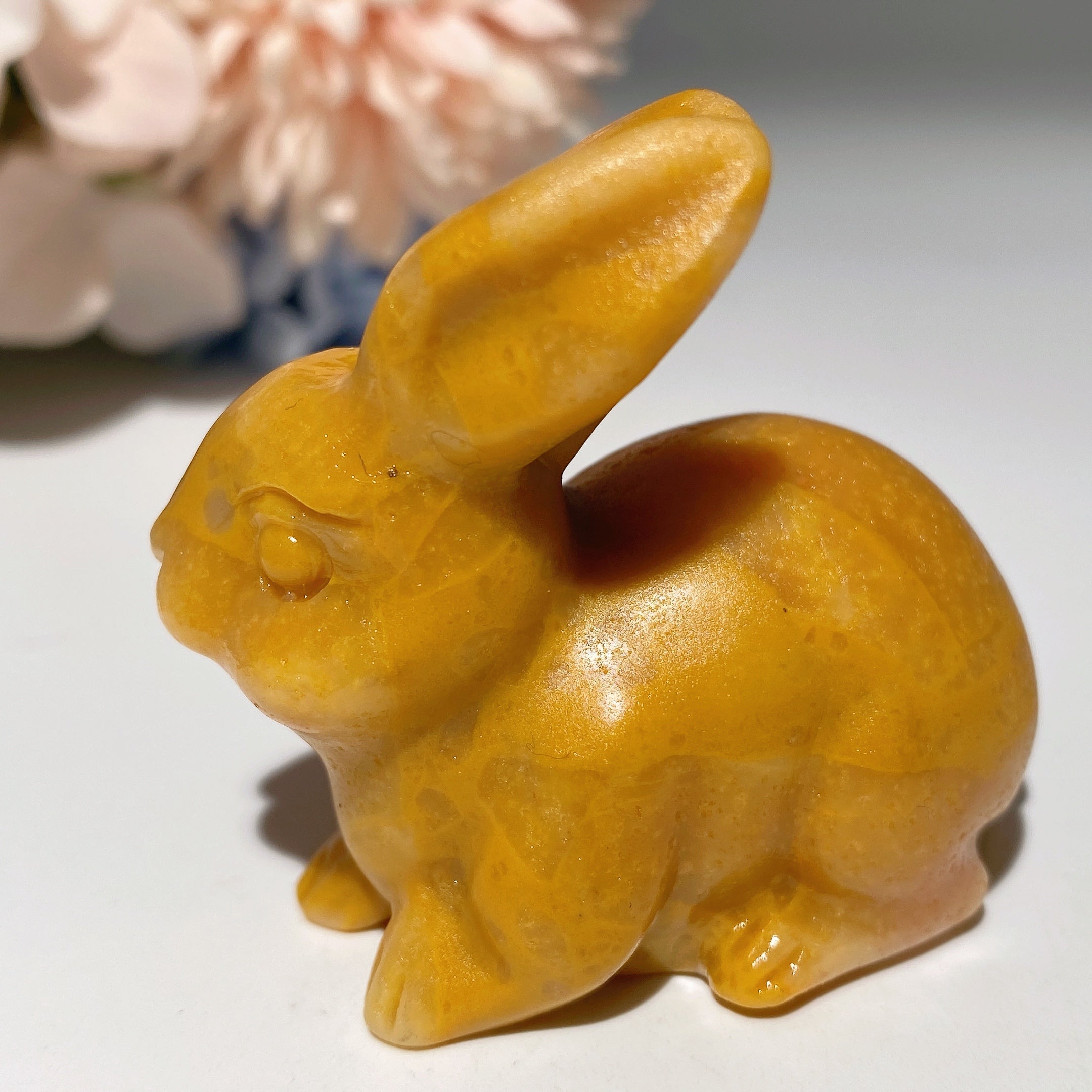 2-inch Mixed Crystal Rabbit Carvings for Healing, Abundance & Spiritual Energy