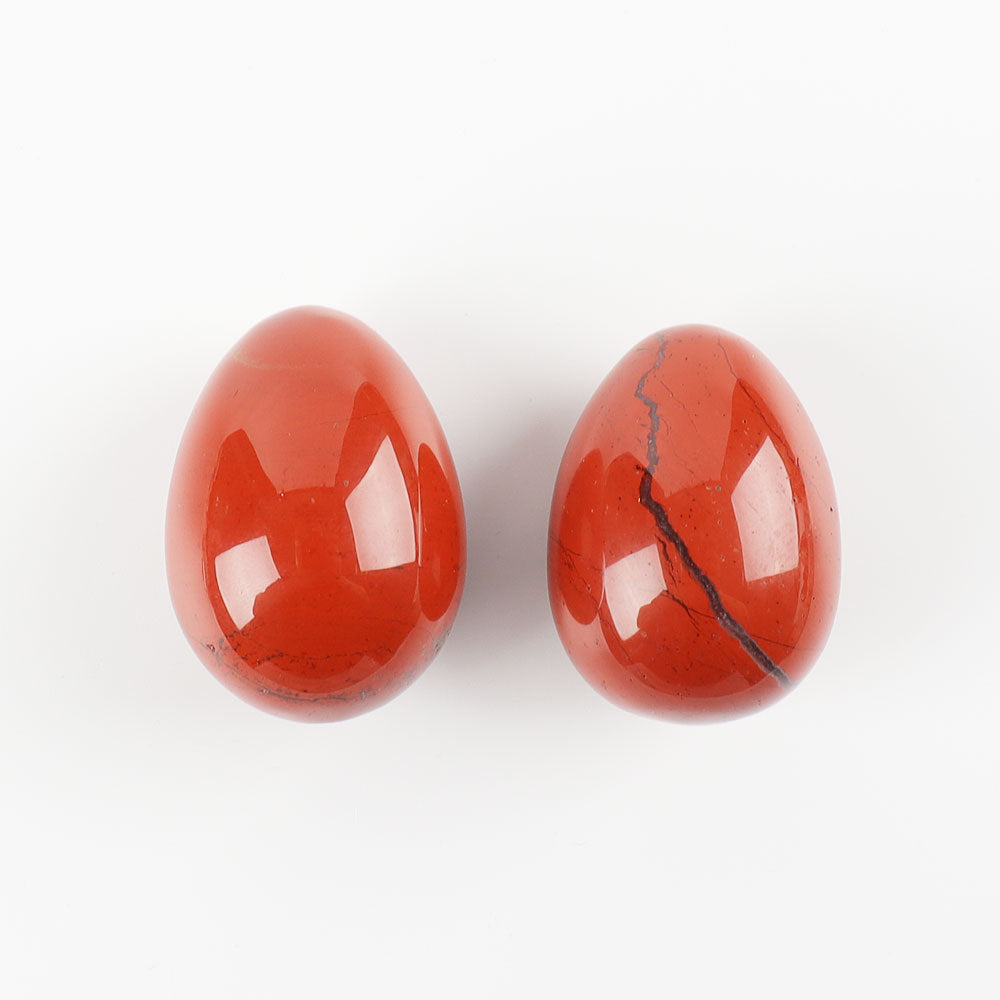 2 inch Red Jasper Palm Stone for Grounding & Meditation