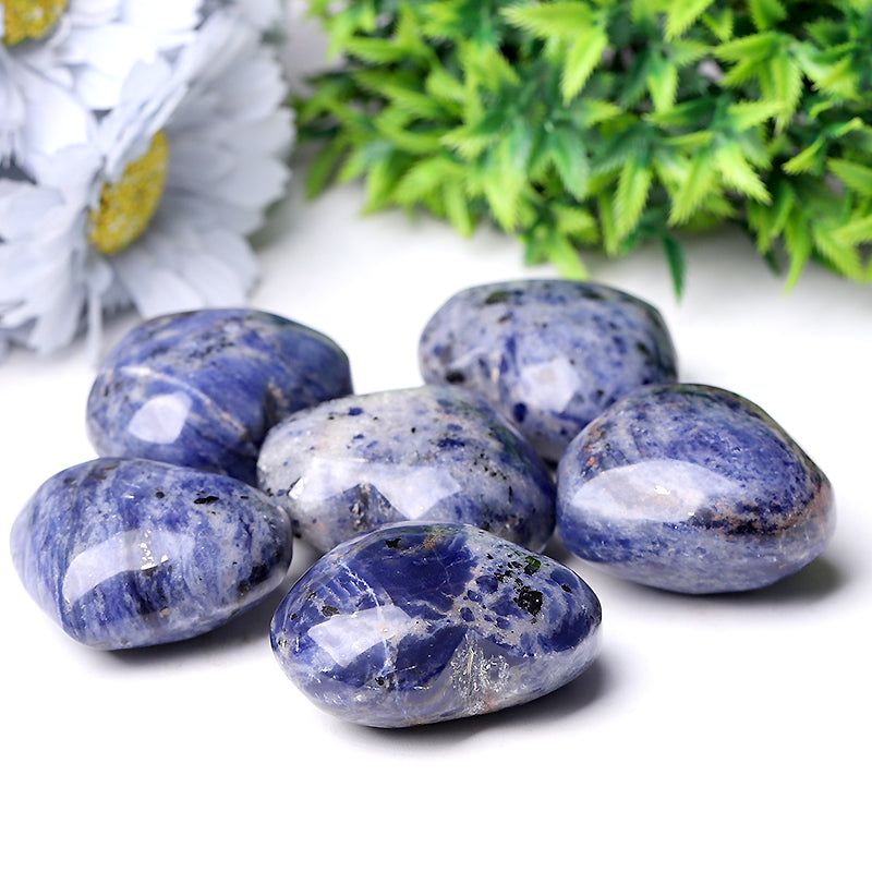 2 Inch Sodalite Heart Crystal for Emotional Healing