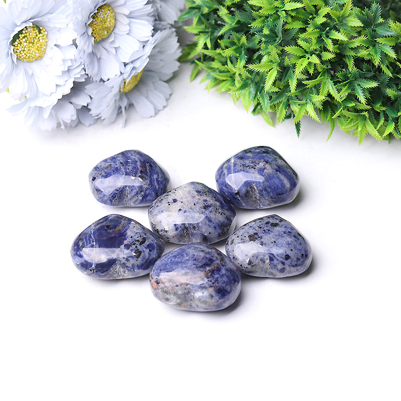 2 Inch Sodalite Heart Crystal for Emotional Healing