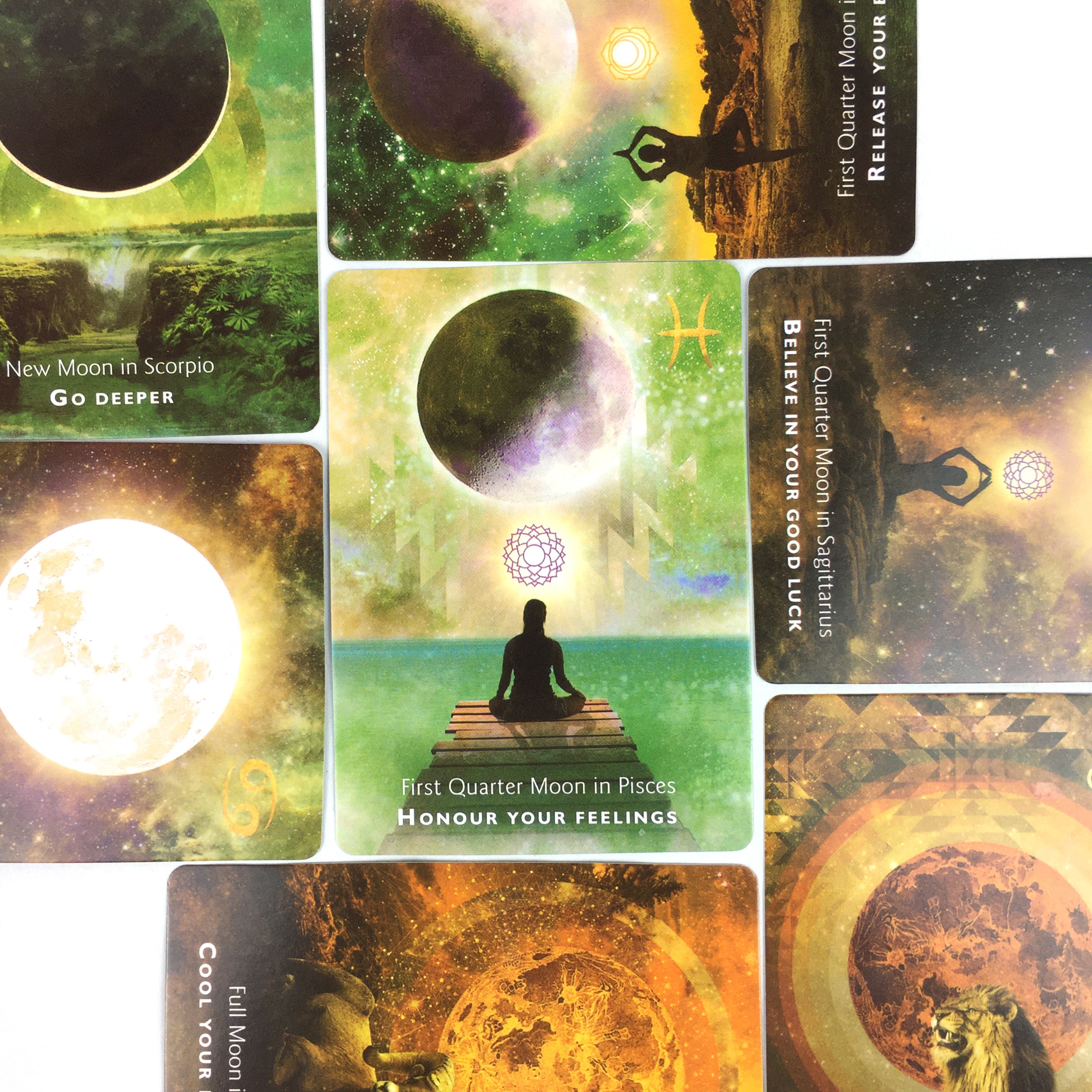 MOONOLOGY &amp; M MANIFESTATION オラクルカード Moonology Manifestation Oracle Cards | Meditation Supplies