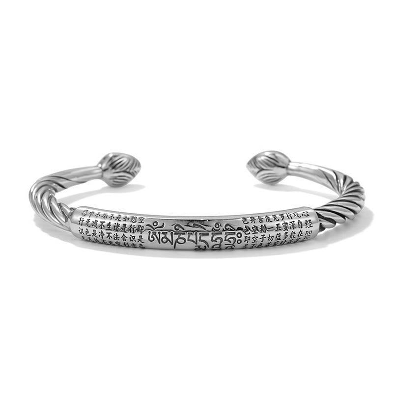 Om Mani Padme Hum Copper Adjustable Purity Cuff Bracelet
