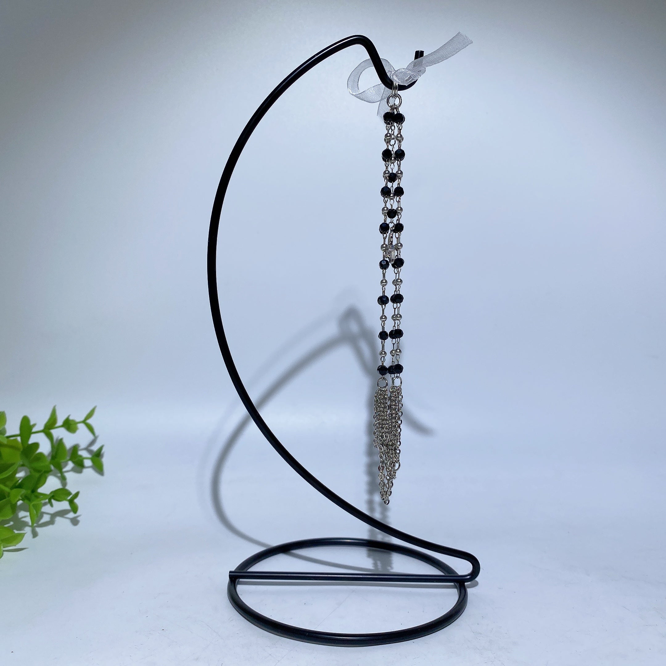 20cm Metal Hanging Stand for Crystal Sphere Display Elegant