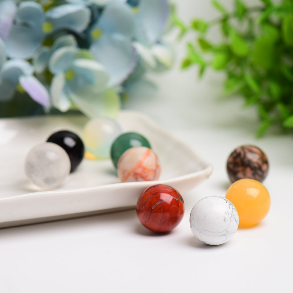 20mm Mixed Natural Crystal Sphere for Healing