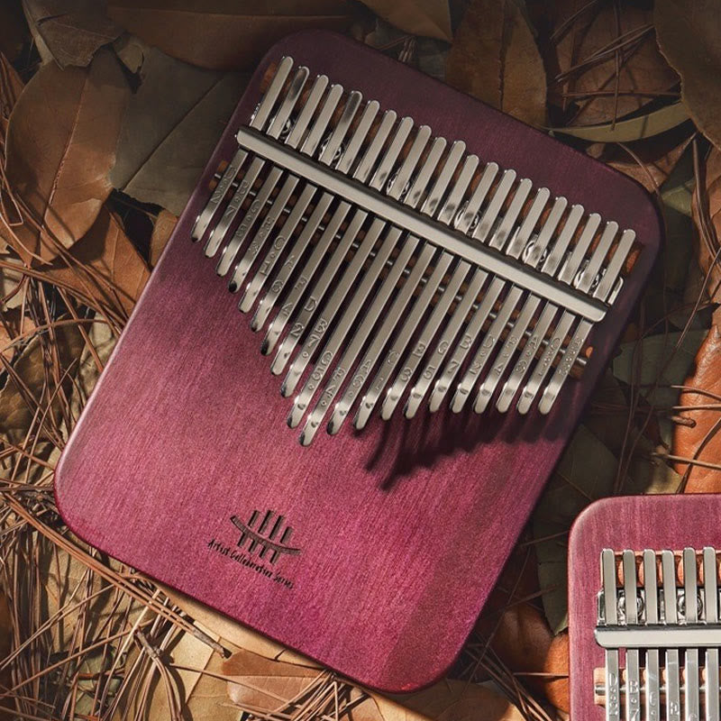 21 Key Peltogyne Wood Kalimba Thumb Piano for Meditation