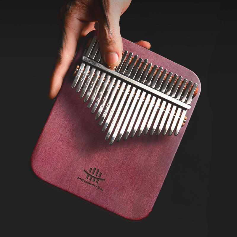 21 Key Peltogyne Wood Kalimba Thumb Piano for Meditation