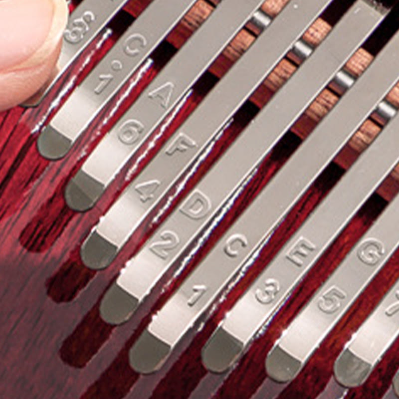 21 Key Peltogyne Wood Kalimba Thumb Piano for Meditation