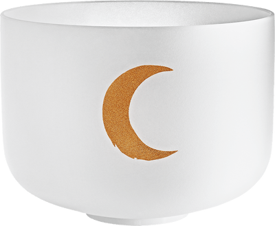 210.42 Hz Synodic Moon - 12 Inch Planetary Crystal Singing Bowl