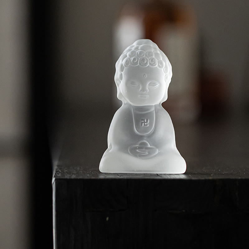 Mini Tathagata Liuli Buddha Serenity Desk Decoration